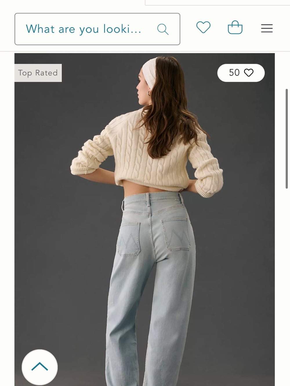 MOTHER The Wrapper Patch Springy Ankle High-Rise Jeans - Picture 3 of 8